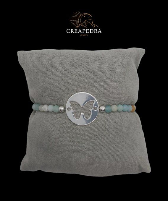 Bracelet Papillon Amazonite