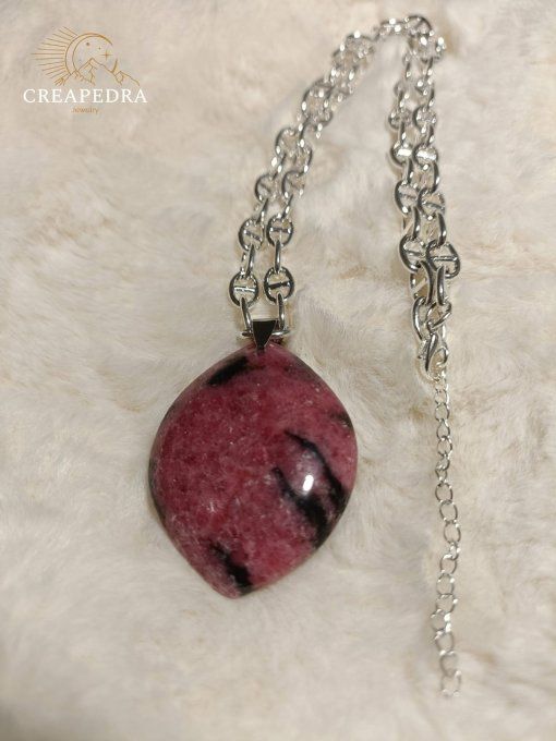 Collier Rhodonite A+