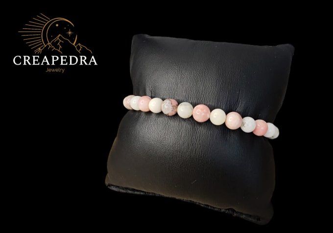 Bracelet élastique Rhodonite